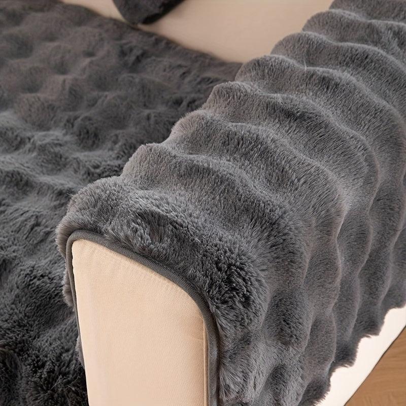 Molly Mutt Couch Cover - Soft, Cozy, and Non-Slip Plush Sofa Protector