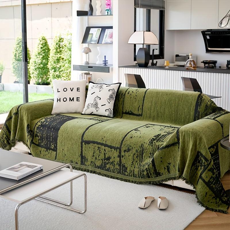 Luxury Pet Cover for Leather Sofa, Non-Slip & Machine Washable