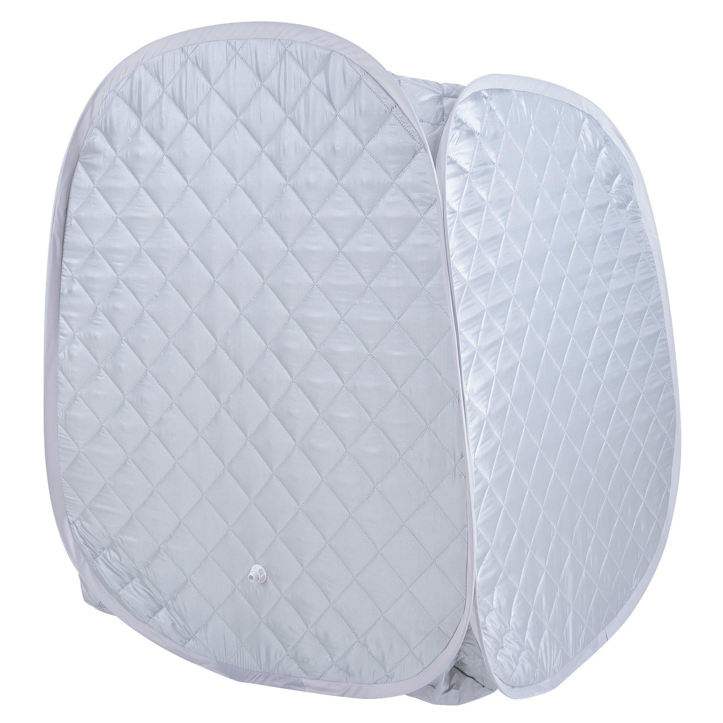 Personal Foldable Steam Sauna for Weight Loss, Detox, Relaxation at Home, 60 Minute Timer, 800 Watt Steam Generator, Chair Included (Silver)