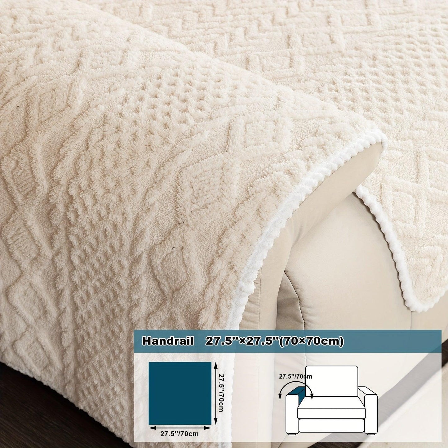 Pet-Friendly Couch Cover for Dogs, Non-Slip & Breathable