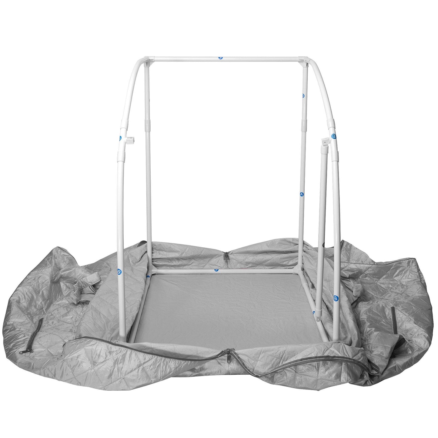 Portable Personal Therapeutic Spa Home Steam Sauna Weight Loss Slimming Detox (Gray Outline)