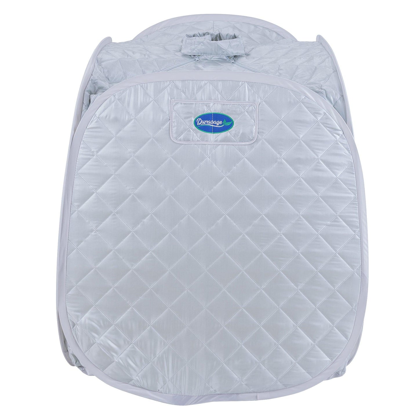 Personal Foldable Steam Sauna for Weight Loss, Detox, Relaxation at Home, 60 Minute Timer, 800 Watt Steam Generator, Chair Included (Silver)