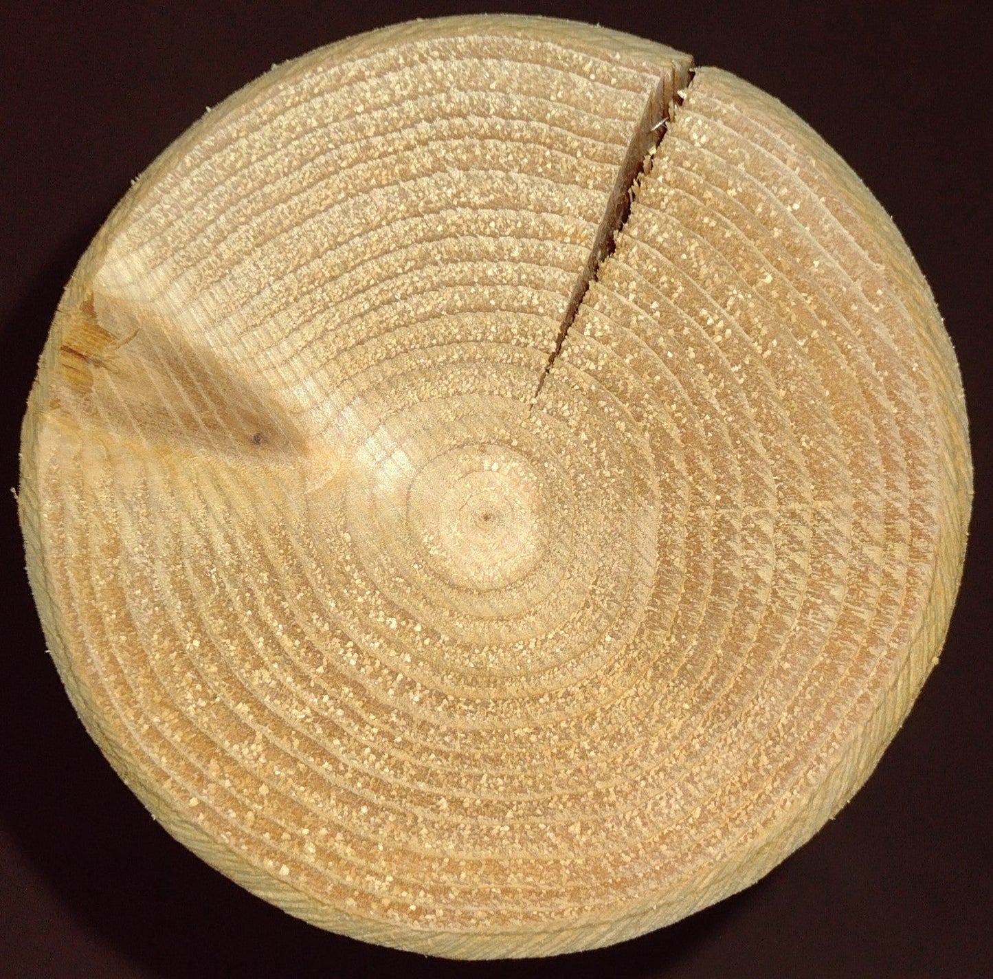 Rustic Log Swing Set