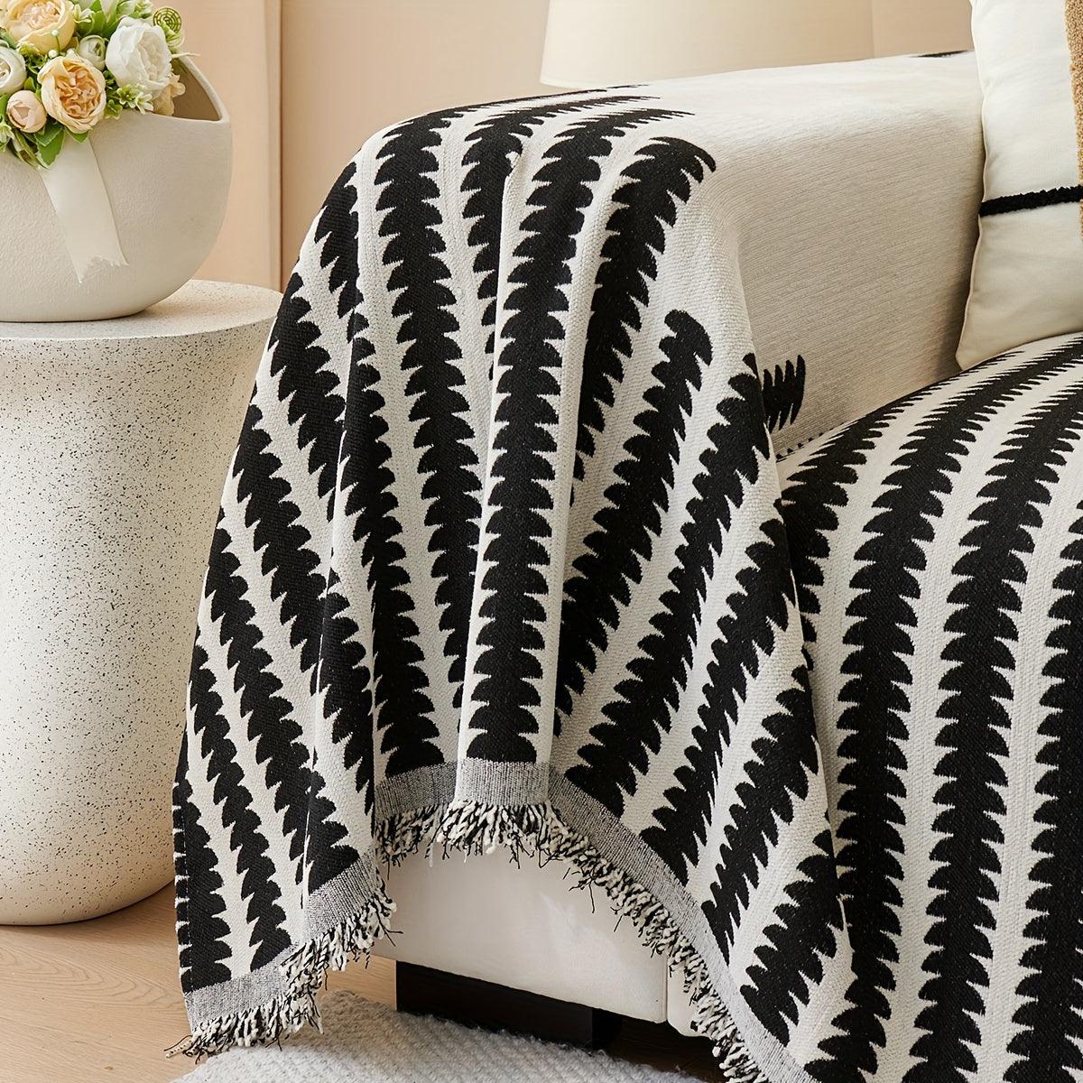 Chenille Fabric Sofa Cover - Soft, Non-Slip, Universal Protector