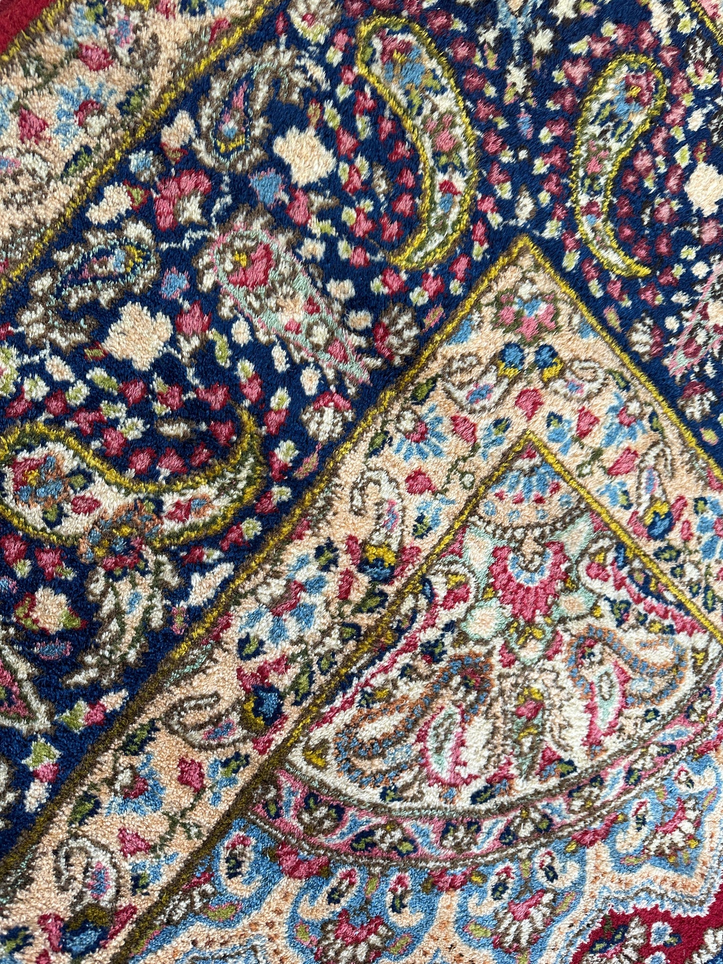 Vintage Kirman Persian Rug | 9’9” x 14’ | Thick Full-Pile Wool | Circa 1960 | K2029