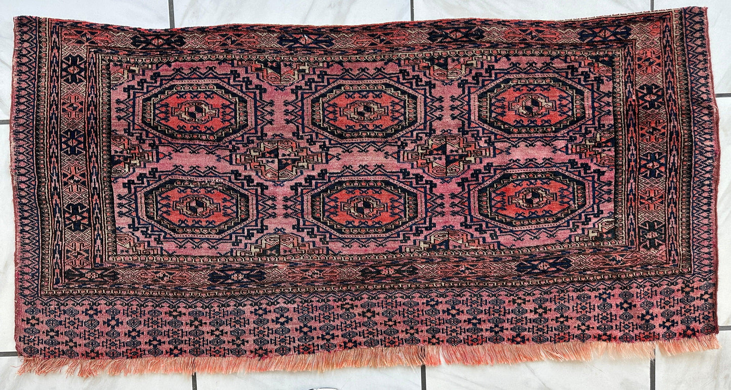 Saryk Turkmen Trapping Torba – 53″ x 25″