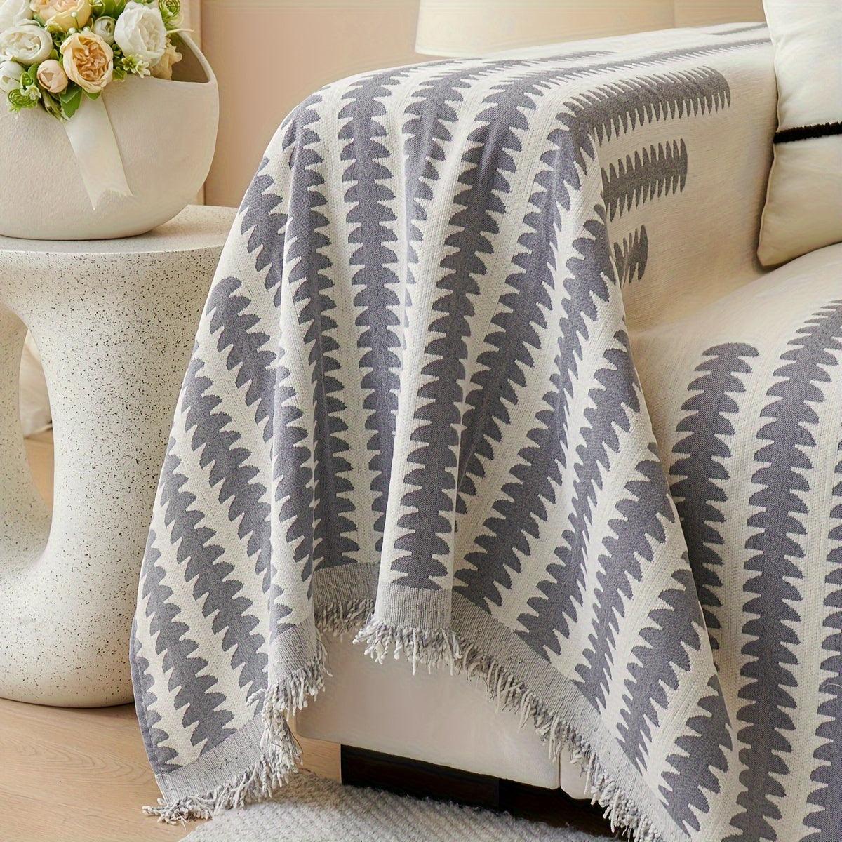 Chenille Fabric Sofa Cover - Soft, Non-Slip, Universal Protector