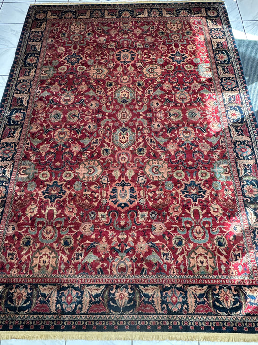 Karastan Samovar Teawash Wool Rug – 8’8” x 12’ – Vintage Elegance, Excellent Condition