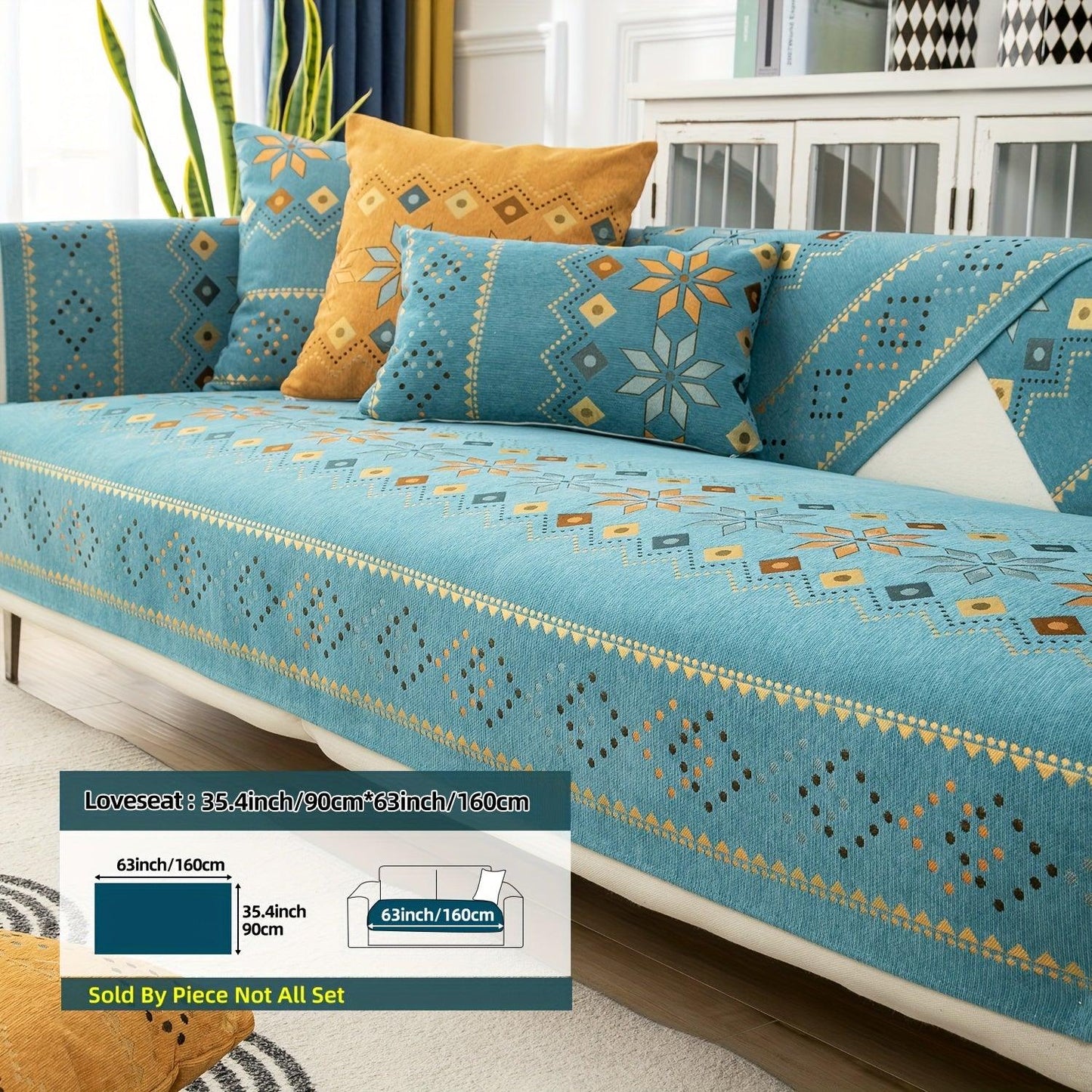 Stylish Bohemian Chenille Slipcovers for Couches