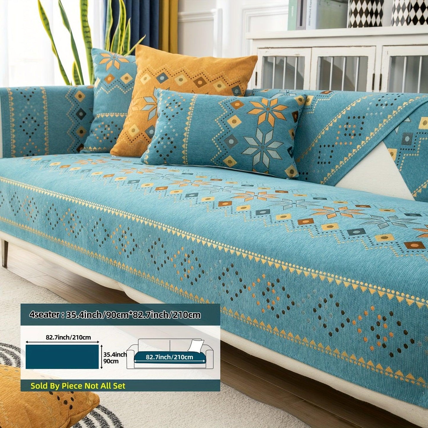 Stylish Bohemian Chenille Slipcovers for Couches