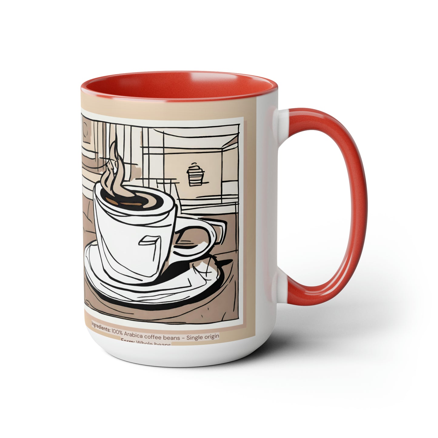 House Of Bonney Coffee Mugs, 15oz