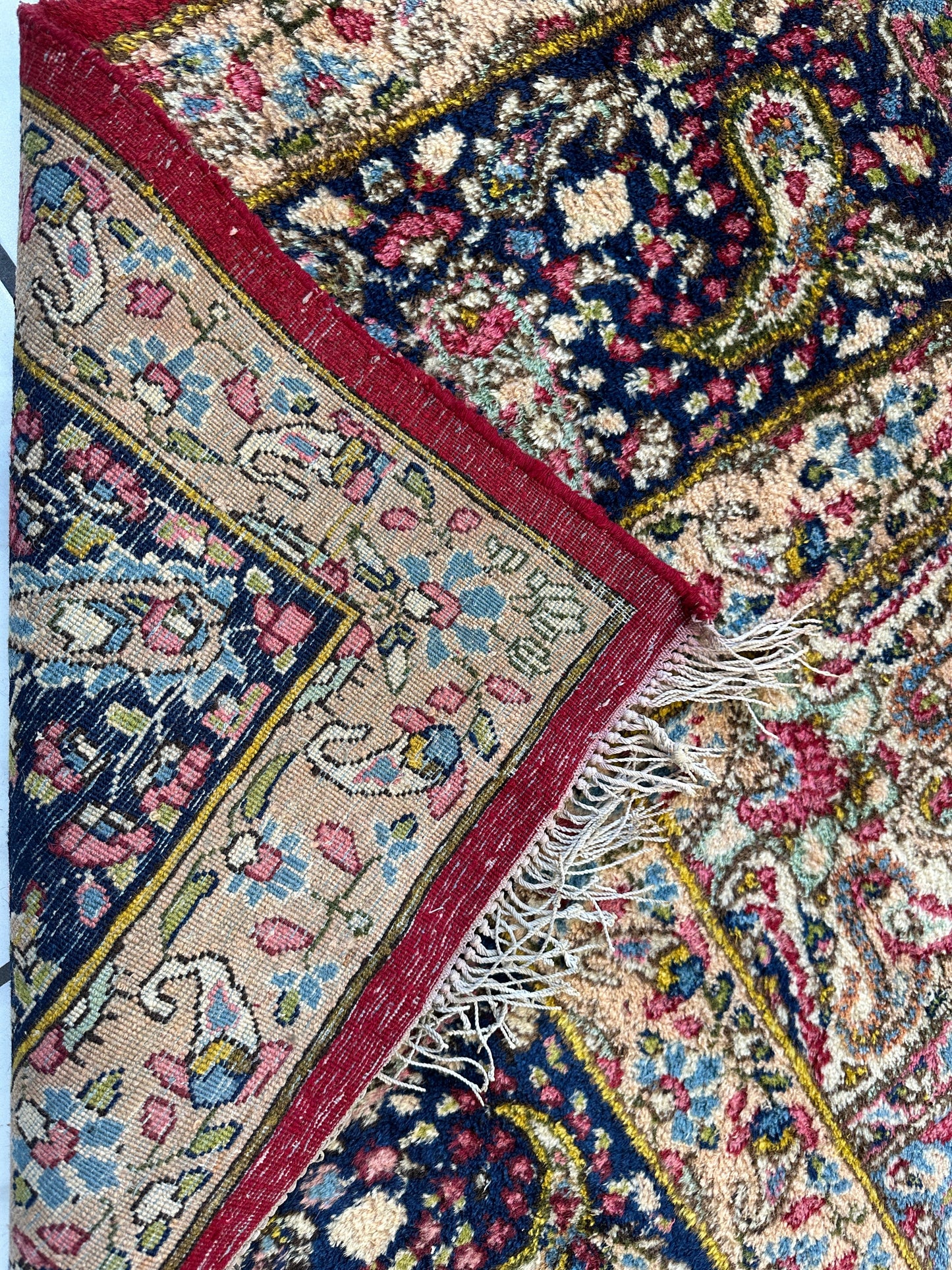 Vintage Kirman Persian Rug | 9’9” x 14’ | Thick Full-Pile Wool | Circa 1960 | K2029