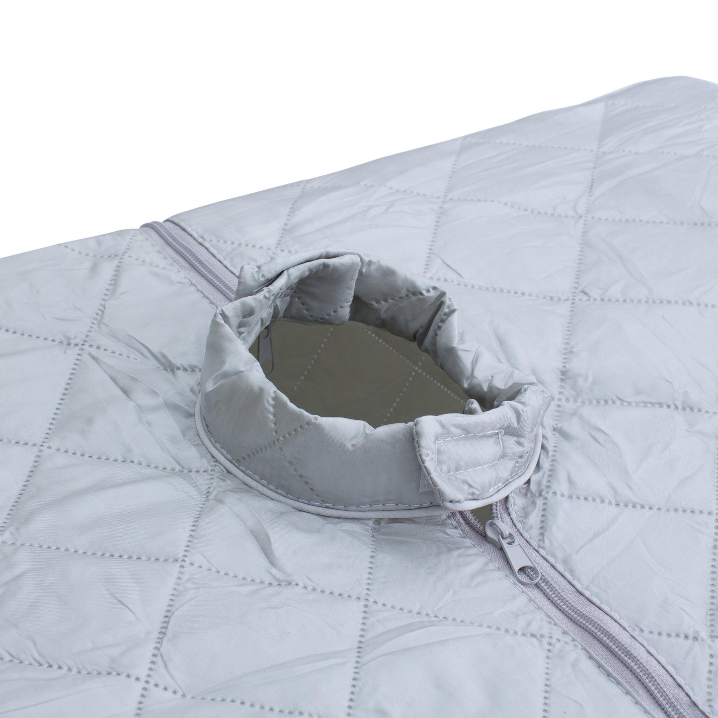 Durasage Lightweight Portable Personal Steam Sauna Spa for Relaxation at Home, 60 Minute Timer, 800 Watt Steam Generator, Chair Included - Silver