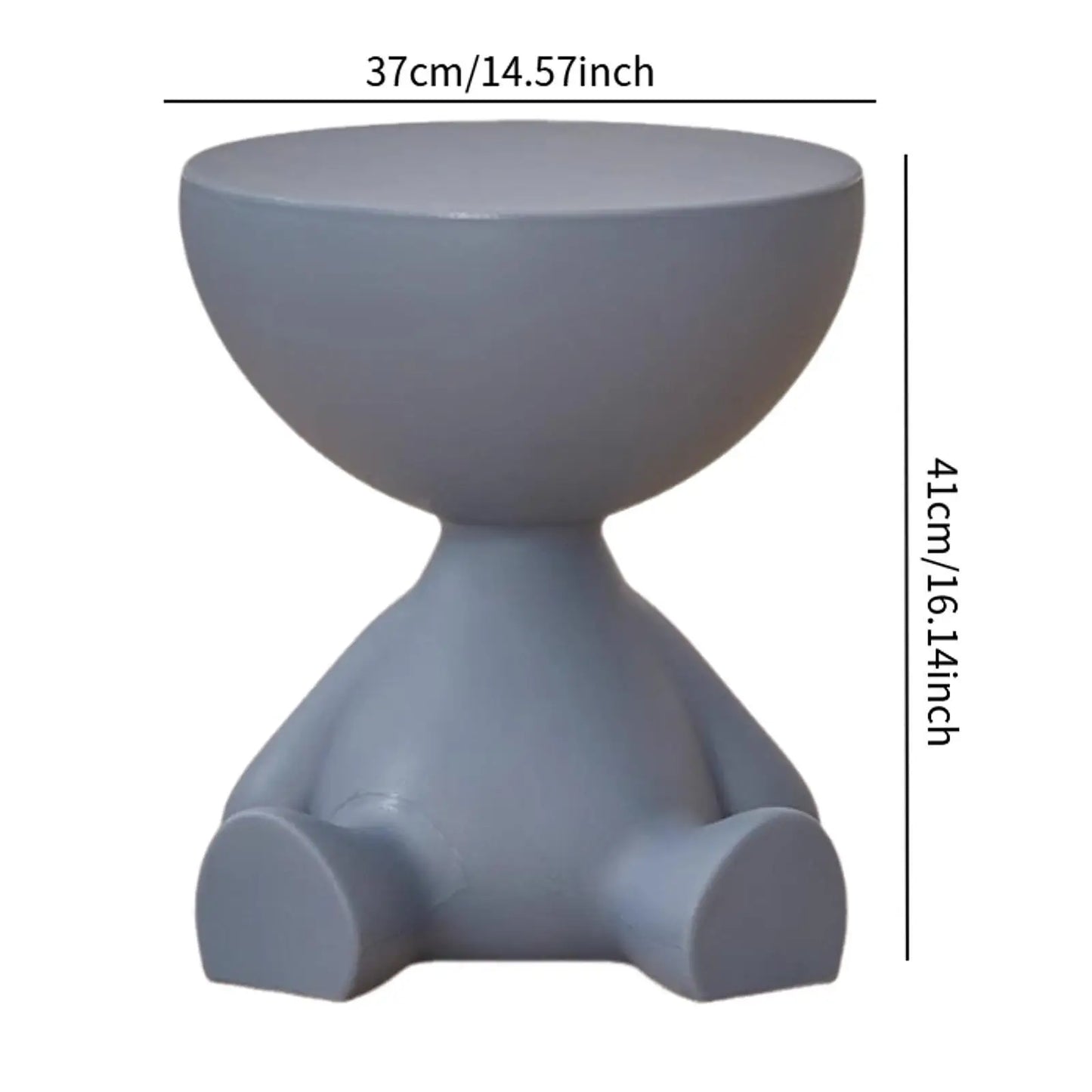 CozyBear Modern Mini Coffee Table – The Cutest Nordic Side Table for Living Rooms, Bedrooms & Balconies