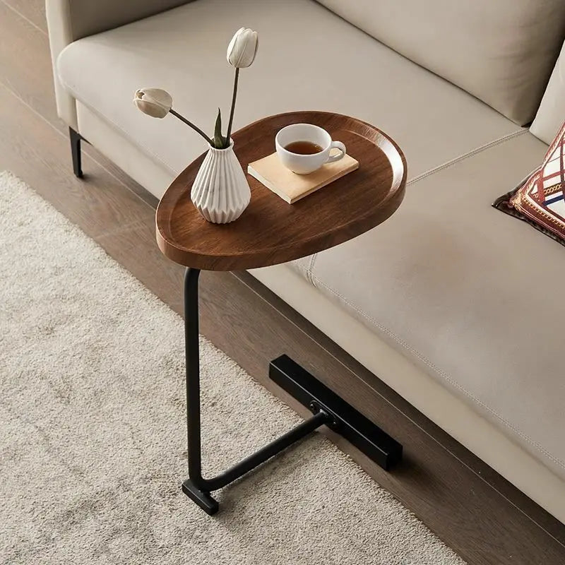 Modern Nordic C-Shape Side Table – 23.62" Sofa & Coffee Companion