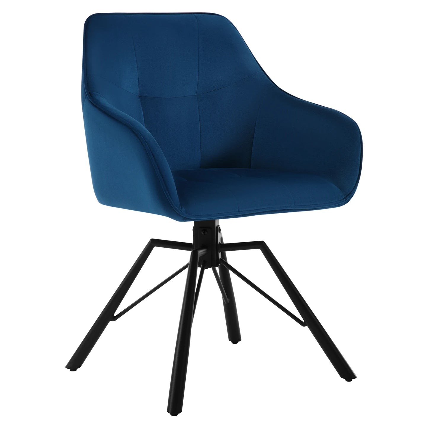 VelvetWhirl Comfort Dining Duo – 2PCS Swivel Upholstered Armchair Set for Kitchen & Living Harmony