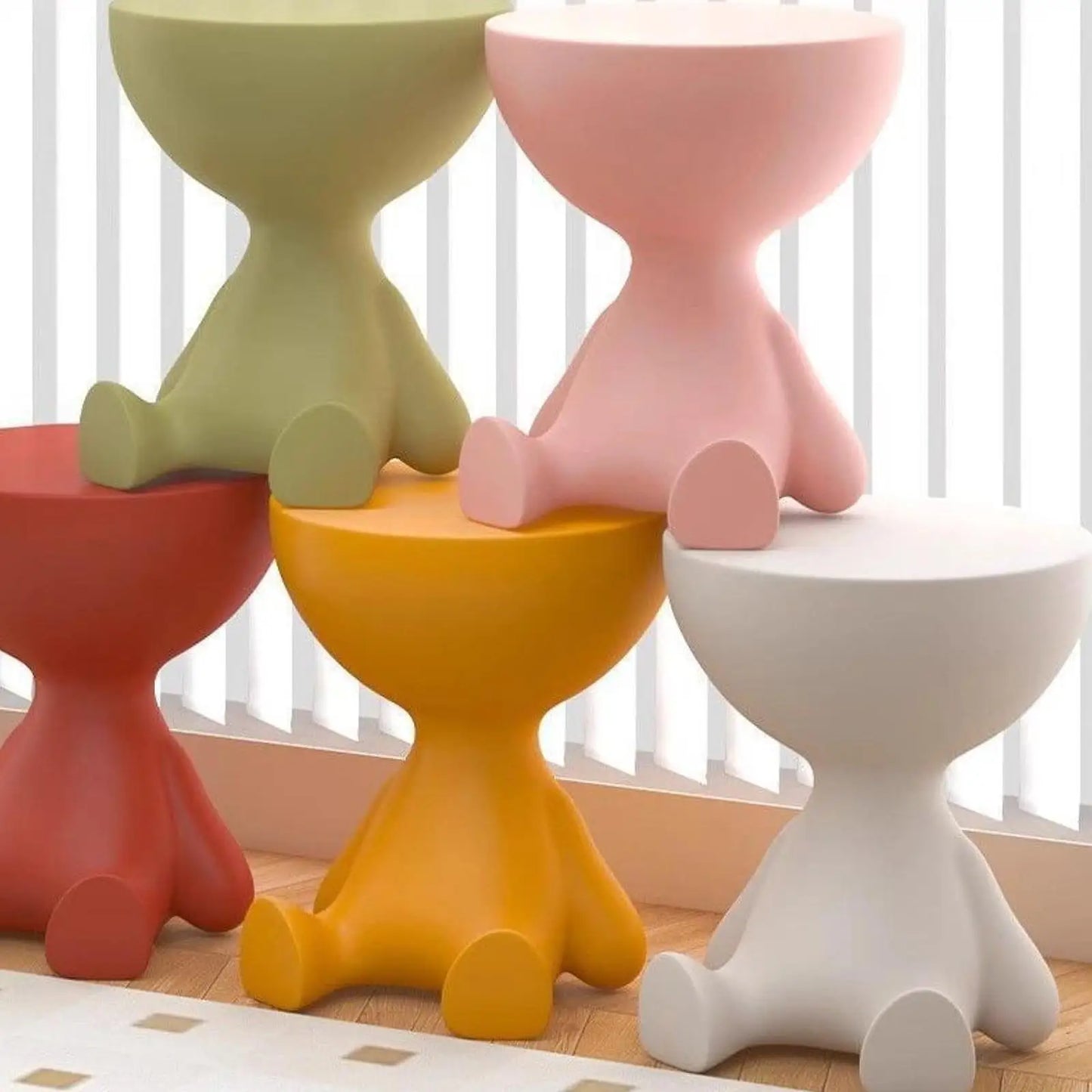 CozyBear Modern Mini Coffee Table – The Cutest Nordic Side Table for Living Rooms, Bedrooms & Balconies