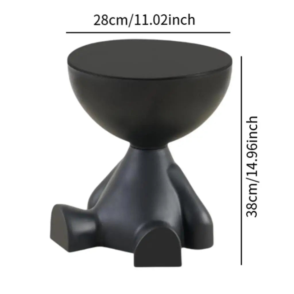 CozyBear Modern Mini Coffee Table – The Cutest Nordic Side Table for Living Rooms, Bedrooms & Balconies