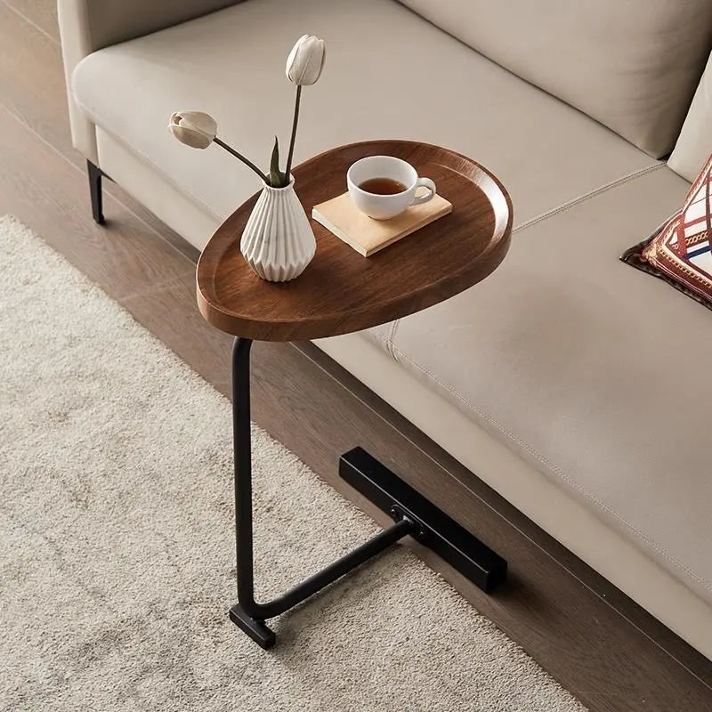 Modern Nordic C-Shape Side Table – 23.62" Sofa & Coffee Companion