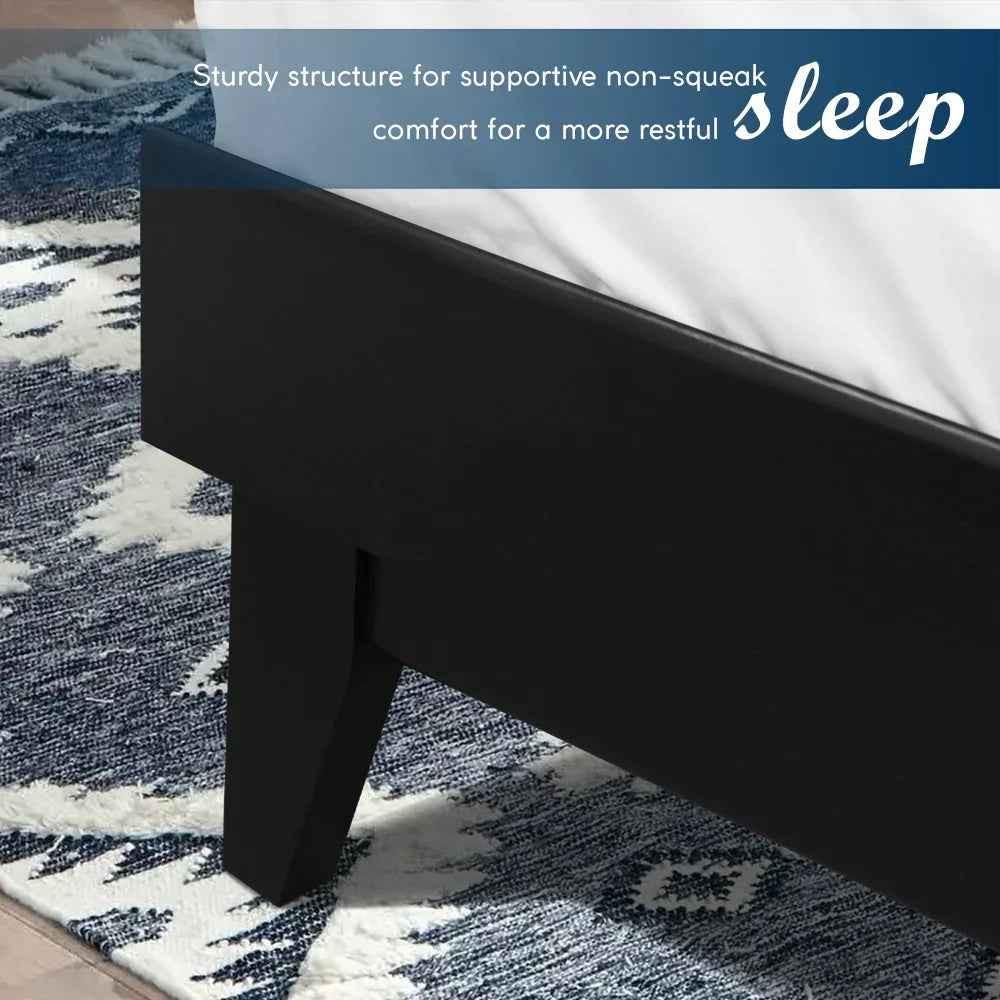 Acacia Aurora Bed Frame & Nightstand Set for Stylish Bedrooms