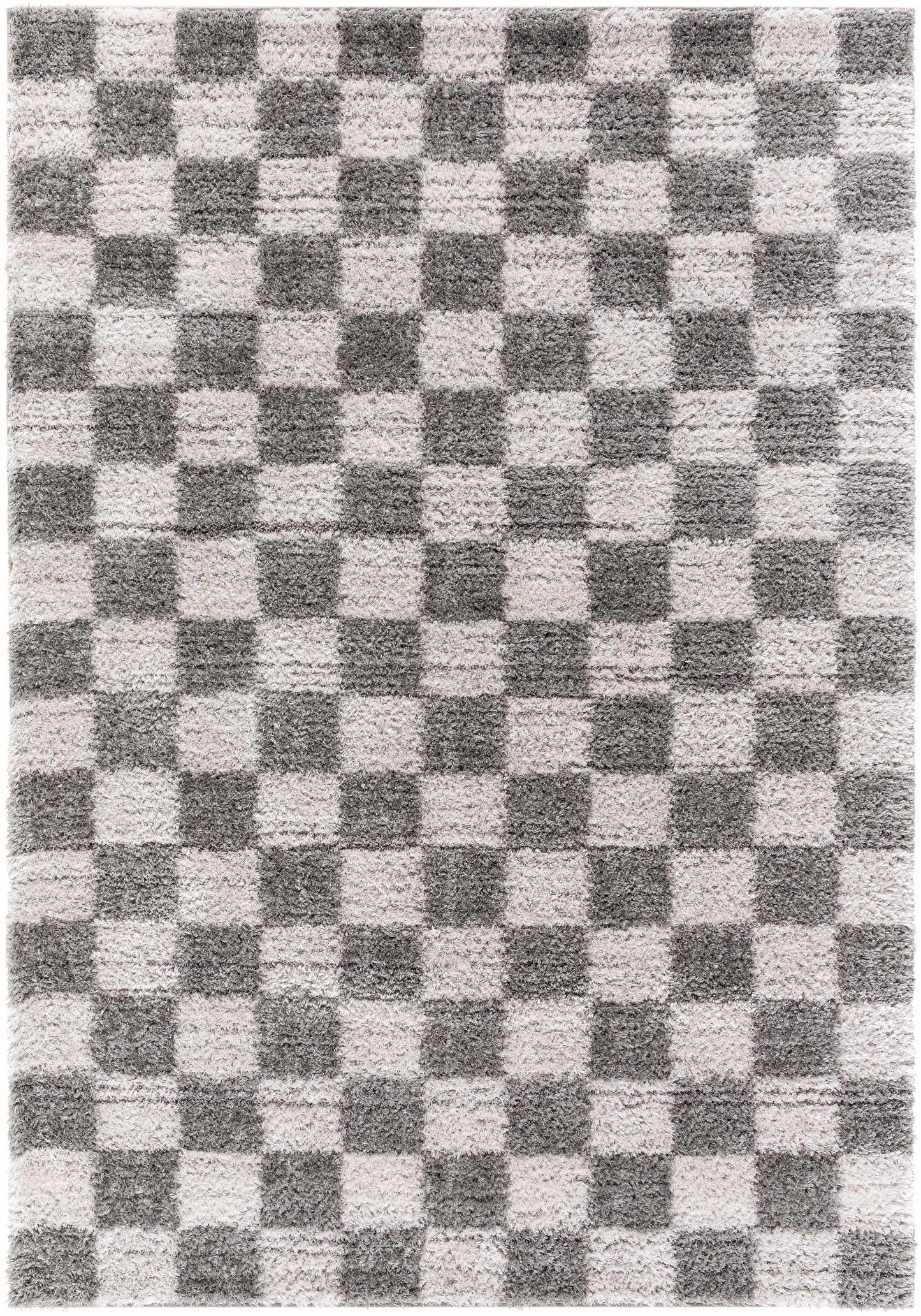 Belita Charcoal Luxe Shag Area Rug