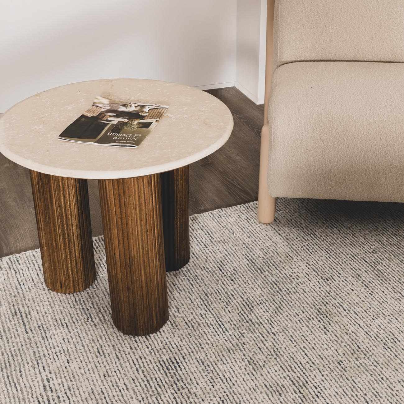 Orcas Hand Tufted Wool-Blend Rug - Slate