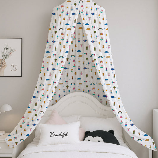 Boy & Girl Kids Printed Canopy