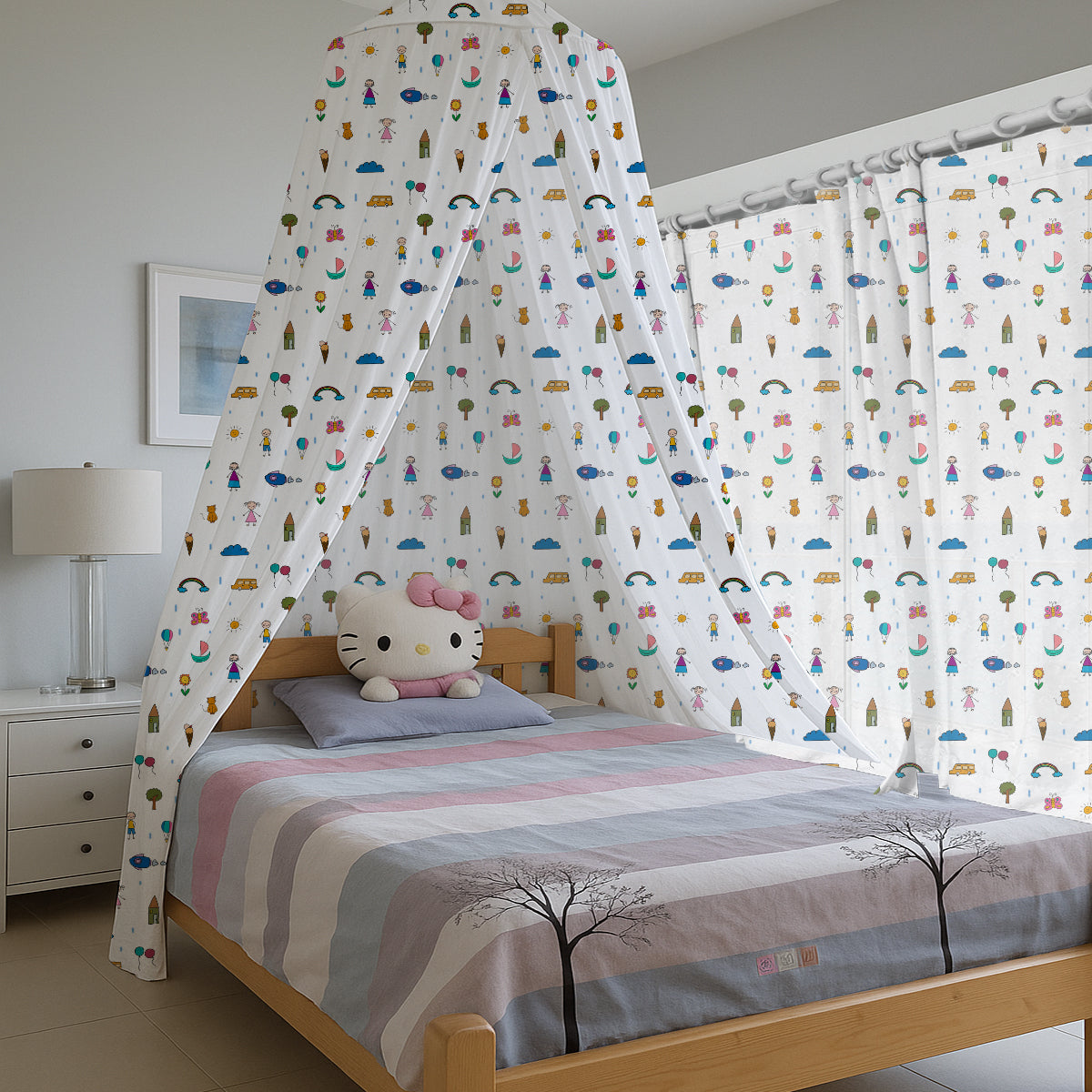 Boy & Girl Kids Printed Canopy