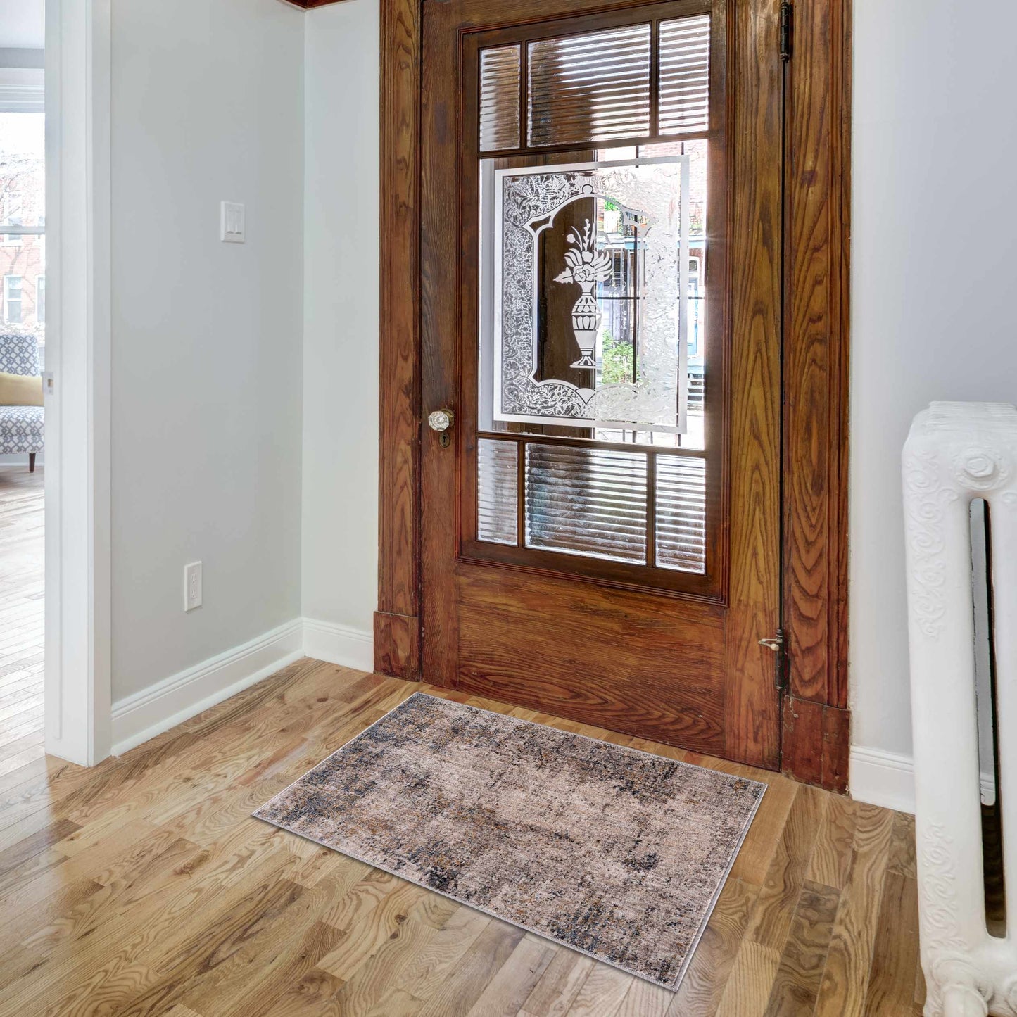 Odell Abstract Luxe Fringe Rug