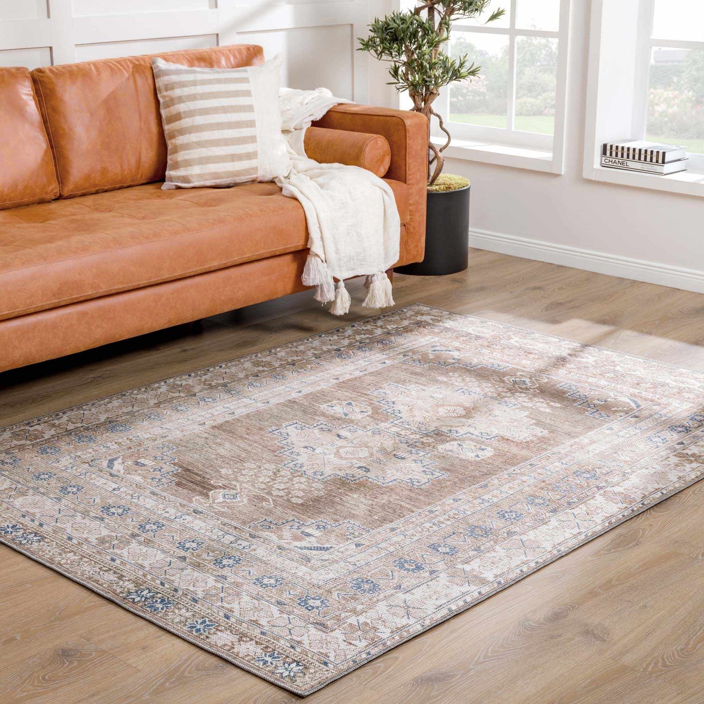 Baltinglass Flat Pile Washable Rug