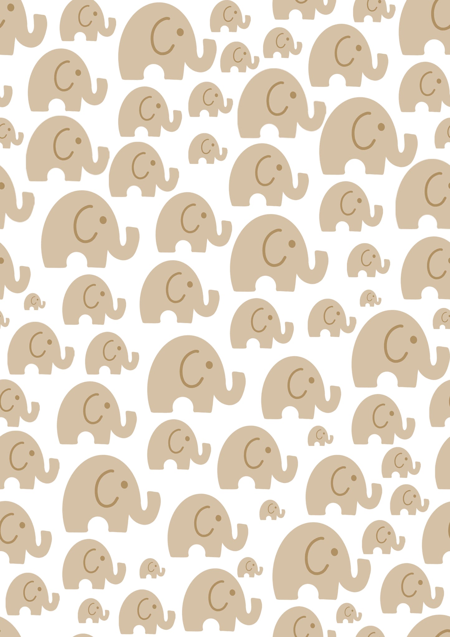 Cute Elephant Printed Canopy