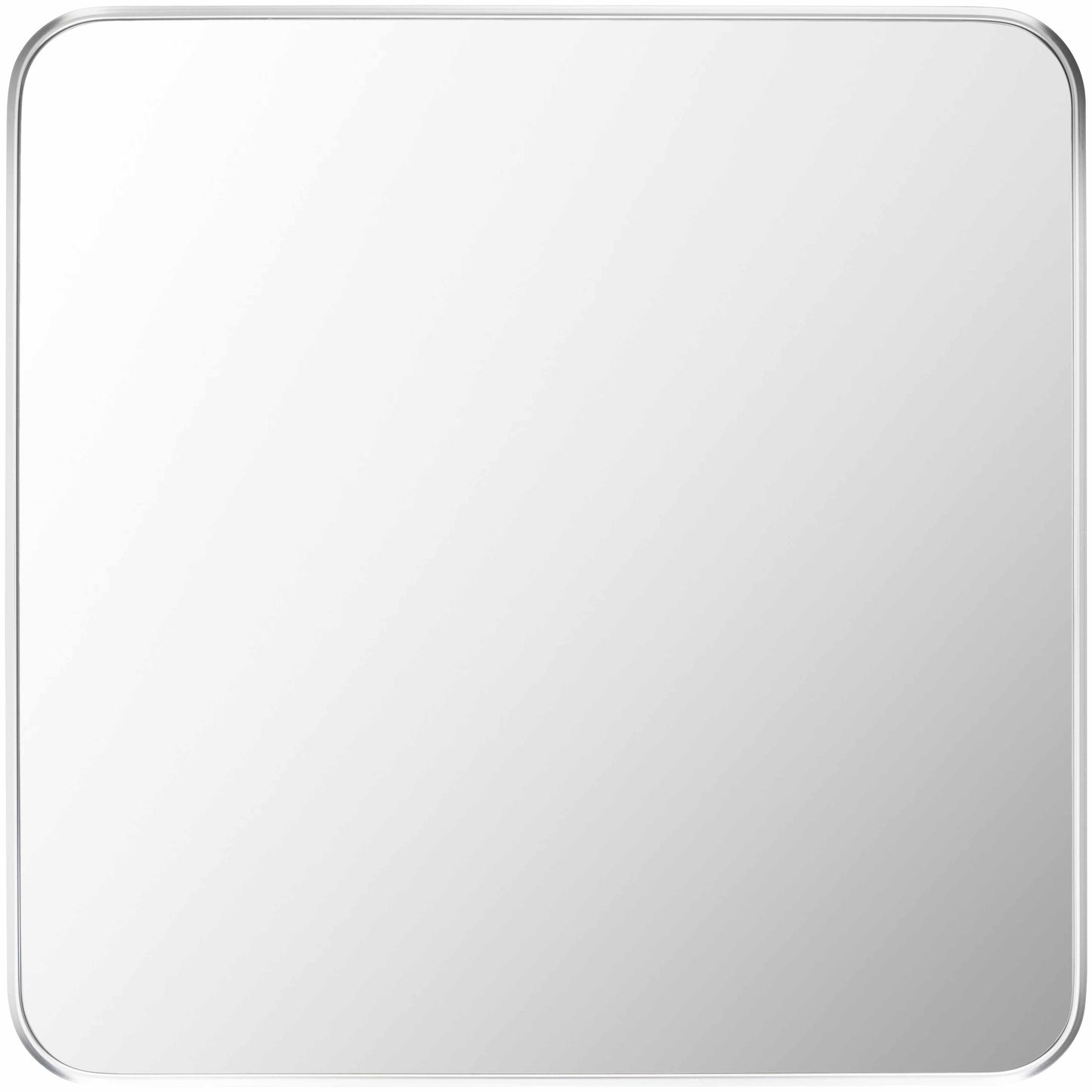 Ockenfels Modern Arched  Silver Gray Wall Mirror