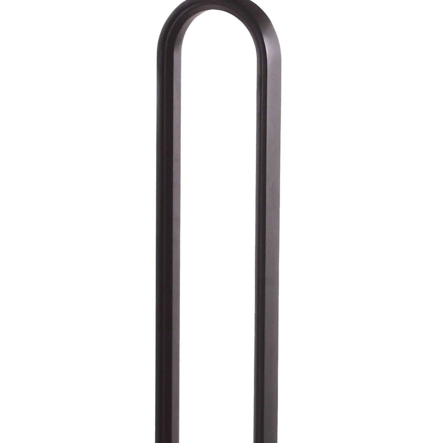 12" Black Round Side Table