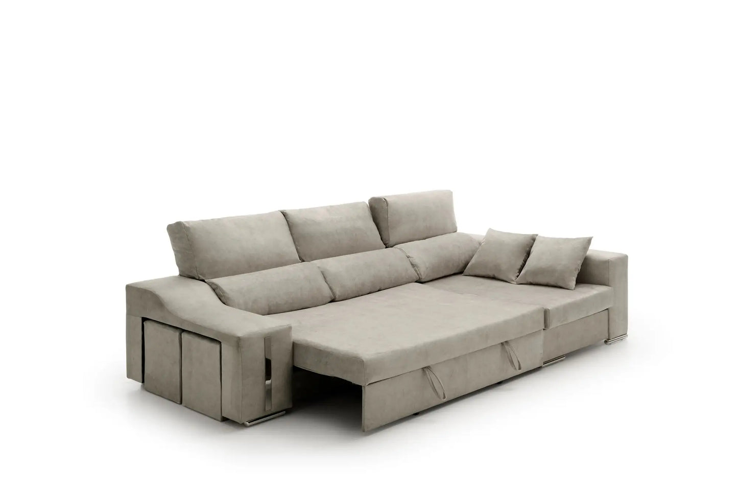 The Giuliana Luxe Chaise Lounge Bed – Handcrafted Elegance with Built-in Storage &amp; Plush Comfort