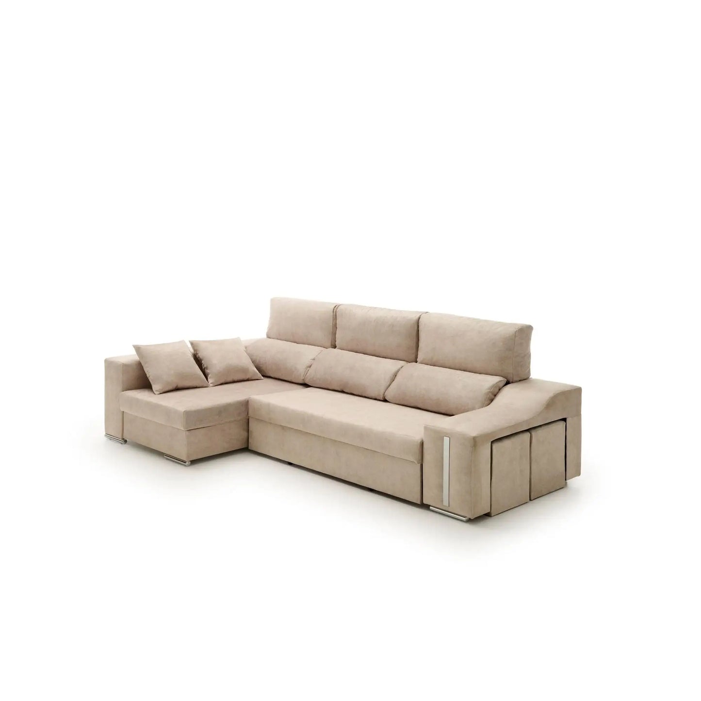 The Giuliana Luxe Chaise Lounge Bed – Handcrafted Elegance with Built-in Storage &amp; Plush Comfort