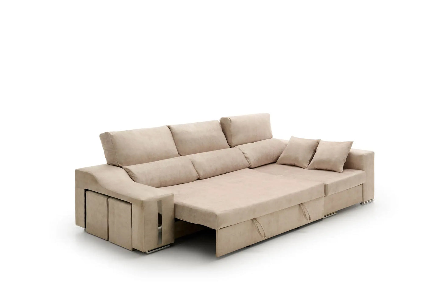 The Giuliana Luxe Chaise Lounge Bed – Handcrafted Elegance with Built-in Storage &amp; Plush Comfort