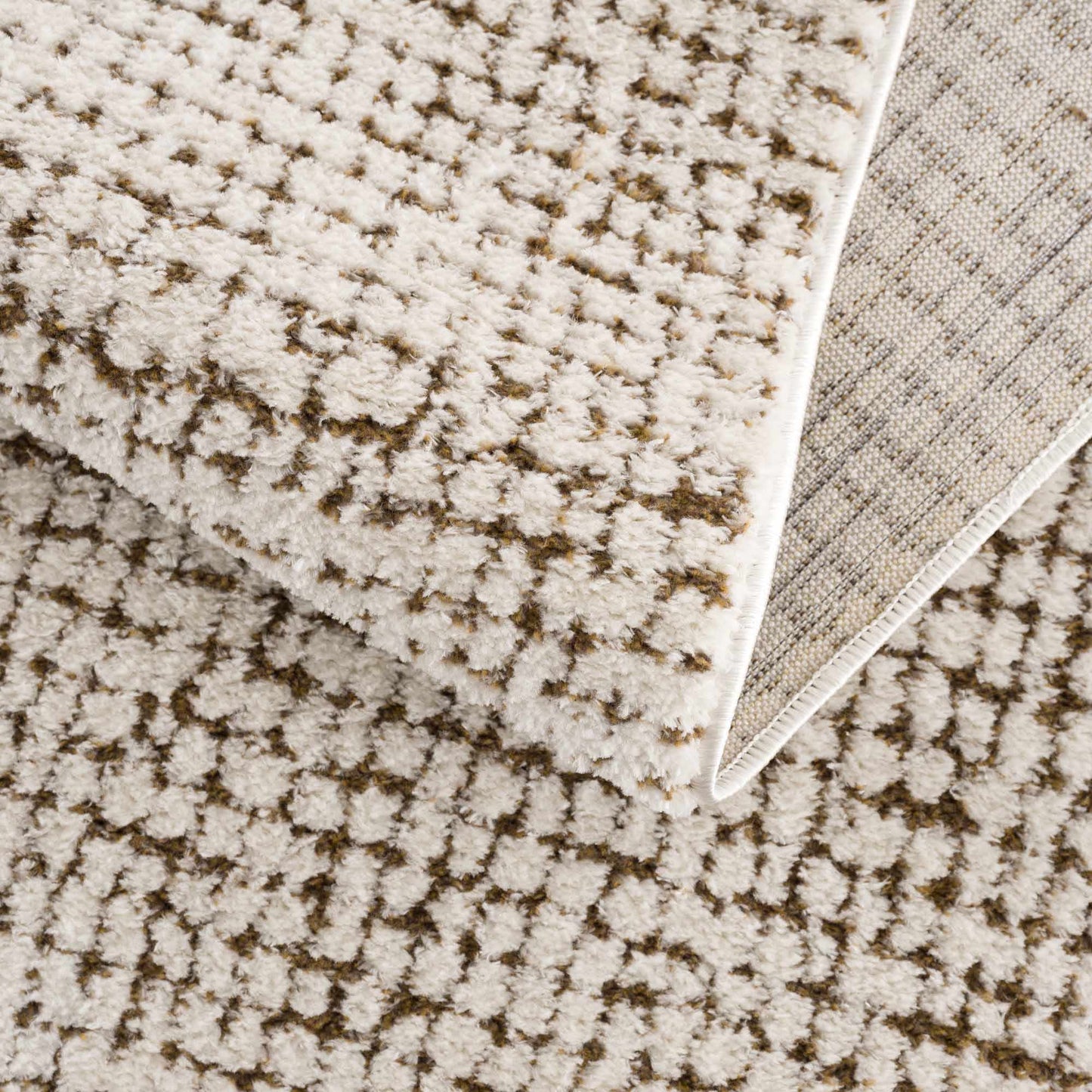 Keita Cream & Brown Area Rug