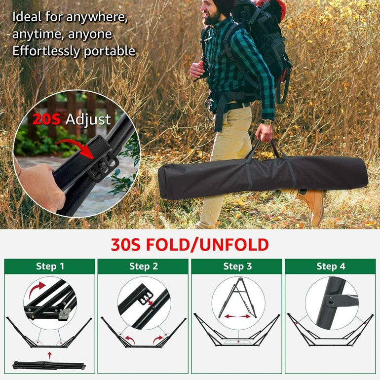 Tranquillo Unity Hammock Stand Large Size for Ultimate Relaxation