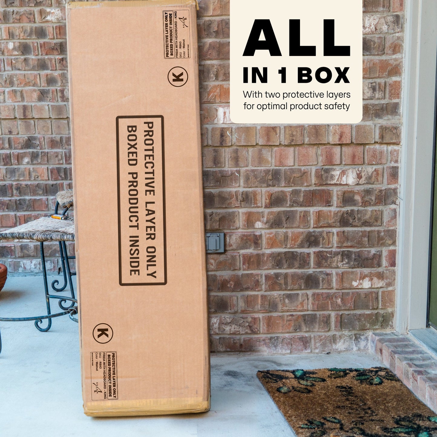 Frida Deluxe Solid Wood Bed Frame - Premium Quality Craftsmanship and Timeless Elegance