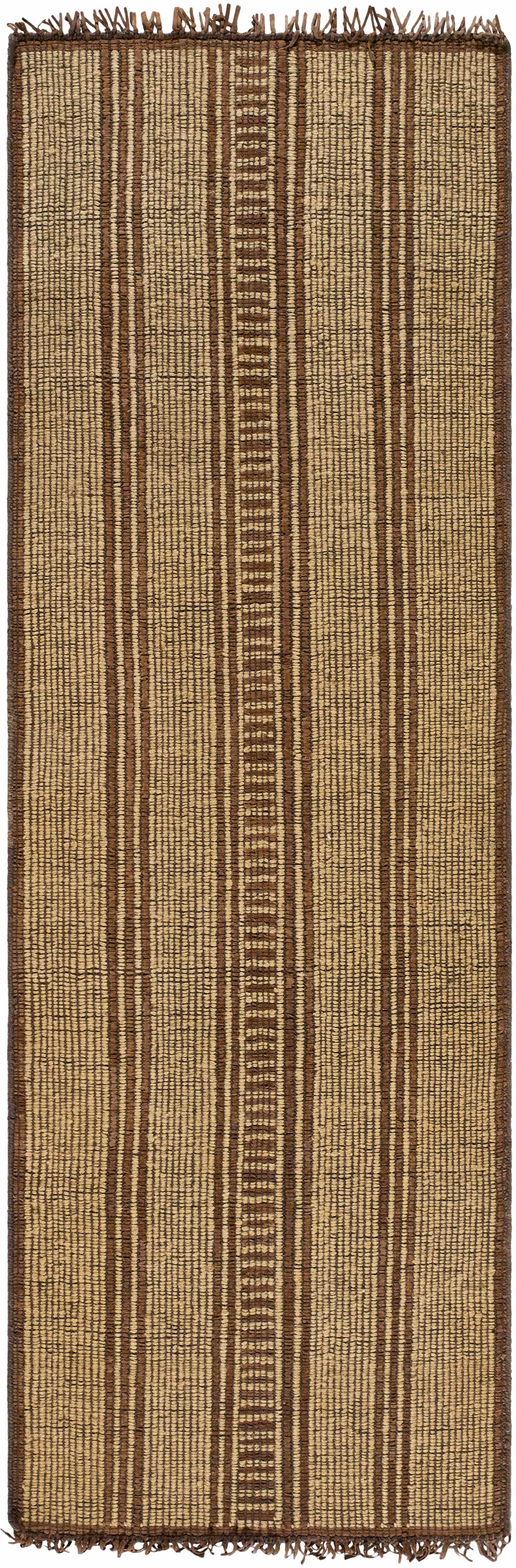 Gita Jute & Leather Rug