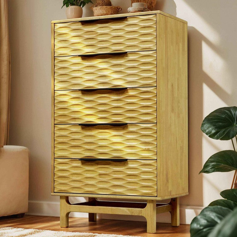 Acacia Elara Dresser with 5 Drawers for Stylish Storage Solutions