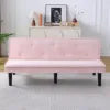 The Étoile Corduroy Convertible Sofa Bed — 66” Boutique Comfort for Living Room & Apartment Elegance