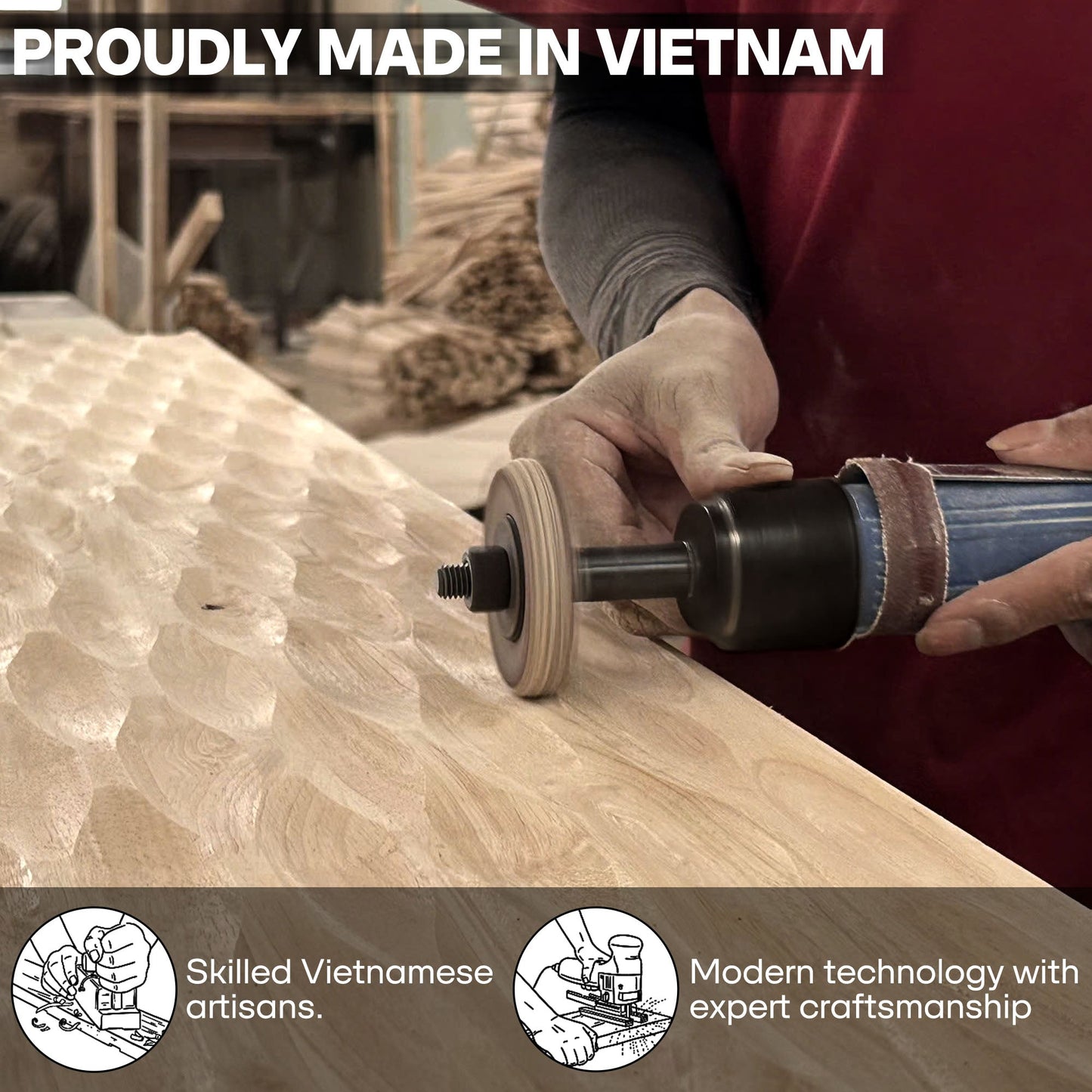 Acacia Elara Dresser with 6 Drawers for Stylish Storage Solutions