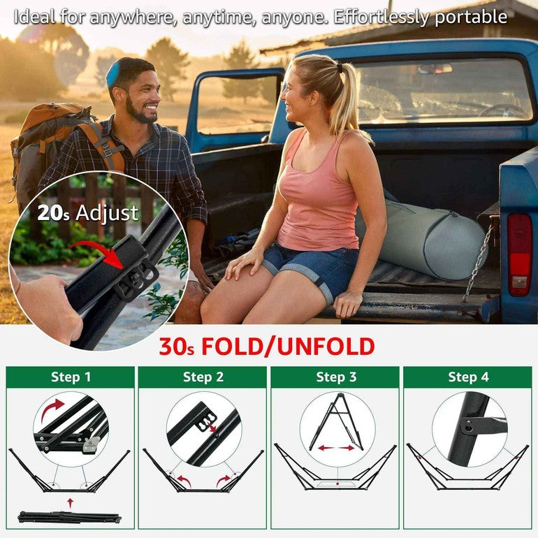 Tranquillo Unity Adjustable Hammock Stand for Ultimate Relaxation