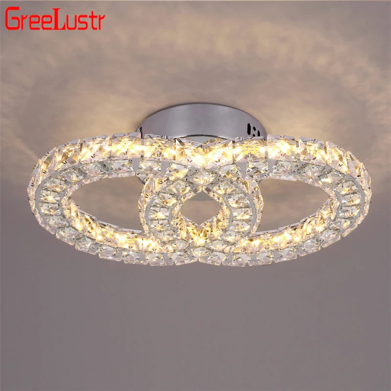 Lustra Lux Crystal Ceiling Light – Modern LED Elegance for Inspired Spaces