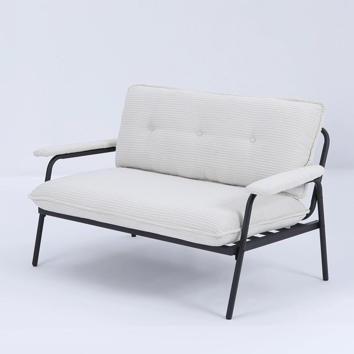 The House of Bonney “Le Club Petit” Sculpted Comfort Sofa — 53” Modern Blend for Cinematic Lounging, Quiet Wins, and Apartment Elegance