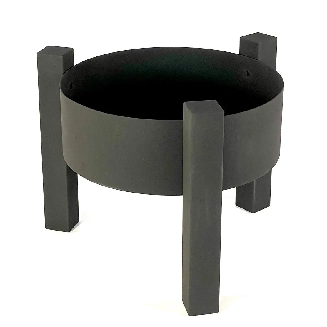 Heavy Duty Fire Pit Bowl with Modern Sturdy Steel Legs