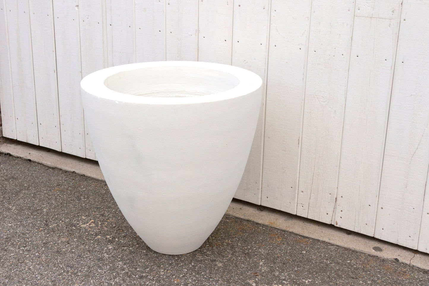 White Cloud Stone Planter