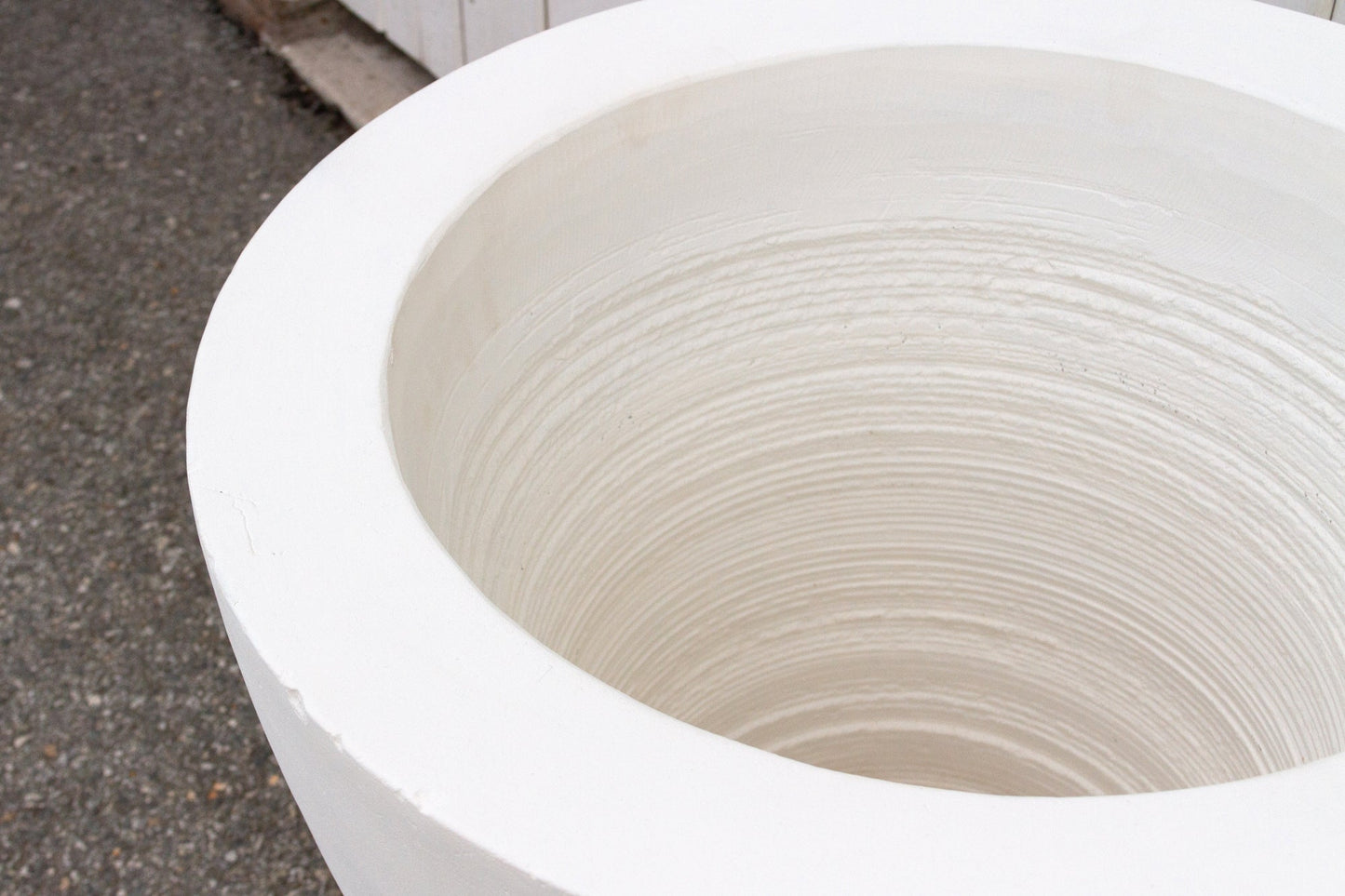 White Cloud Stone Planter