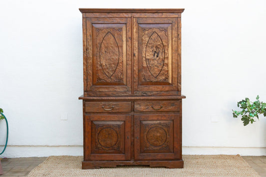 Very Tall French Colonial Buffet Cabinet